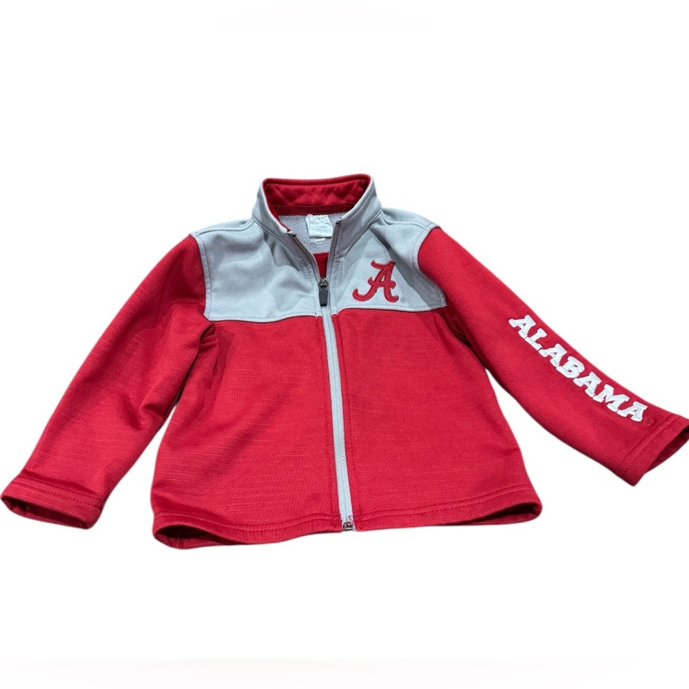 Colosseum Kids Red and Gray Alabama Jacket Size 2T